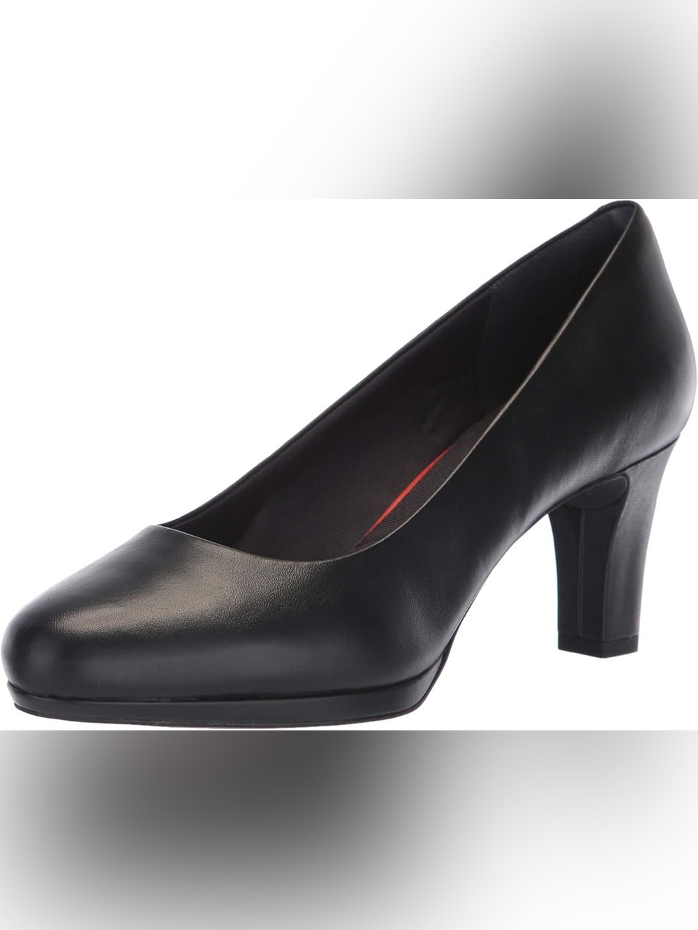 Rockport Leah Flight Attendant Professional Leather Pumps Black NEW Size 7